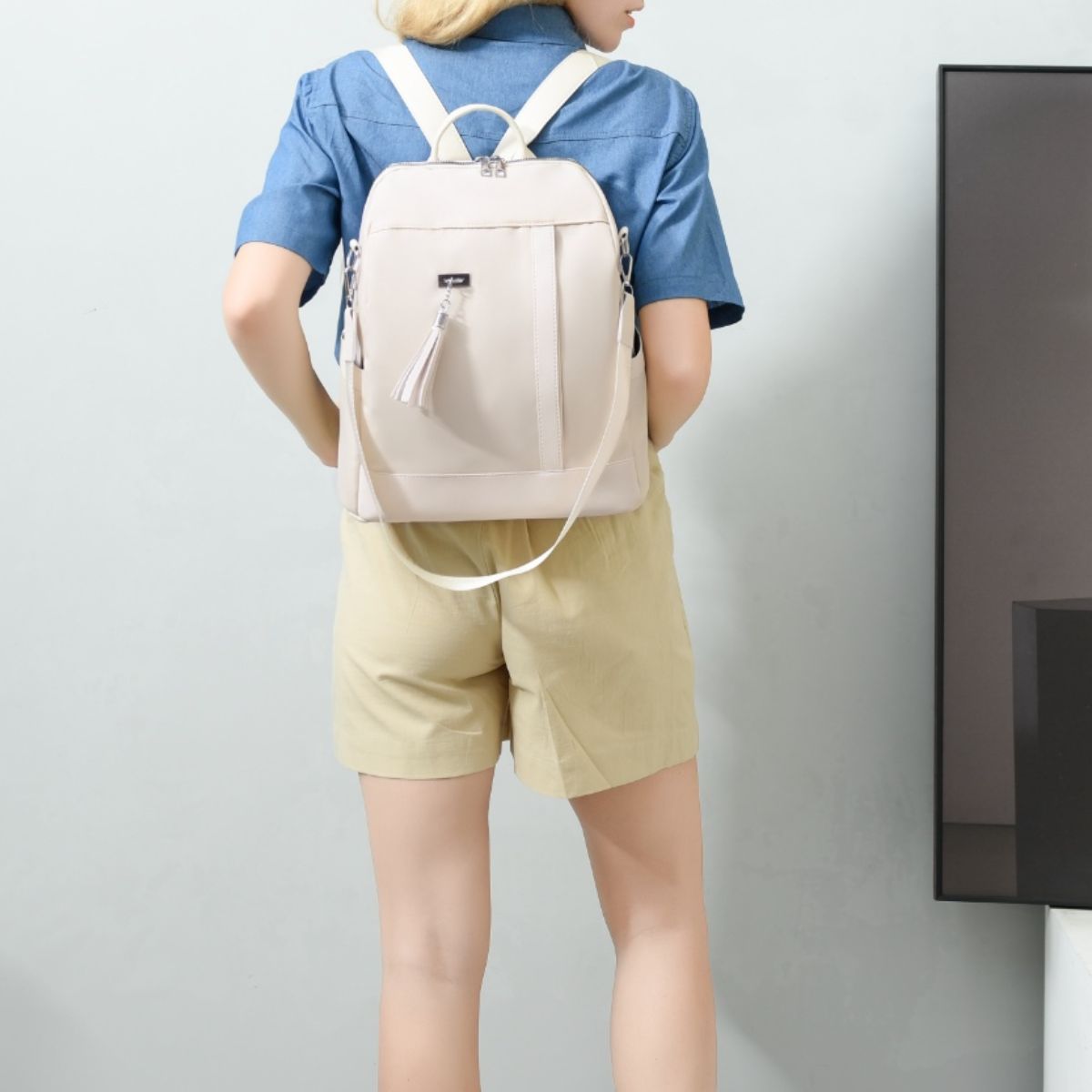 Serenity Cloth Backpack Bag.