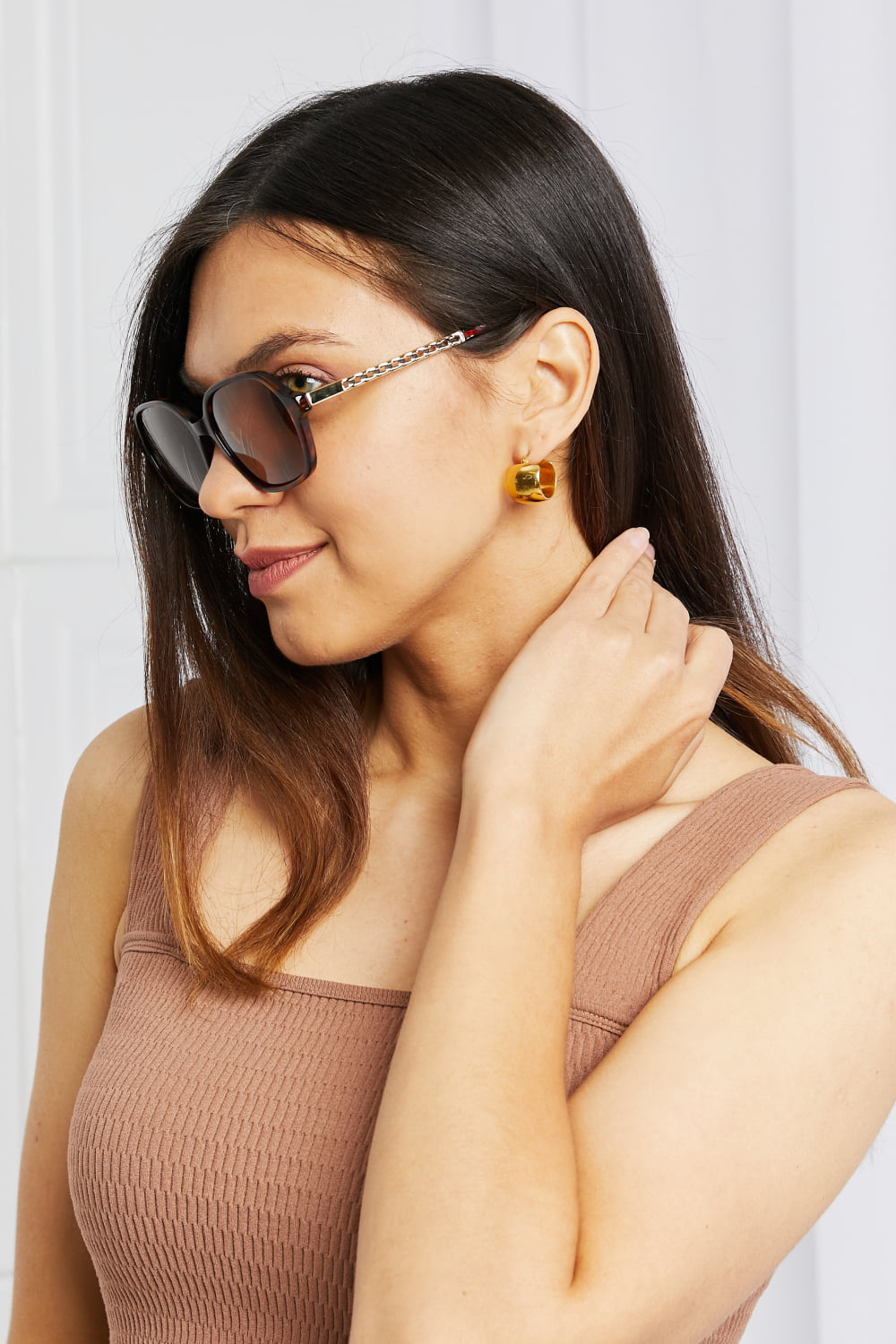 Serenity Polarization Lens Full Rim Sunglasses.
