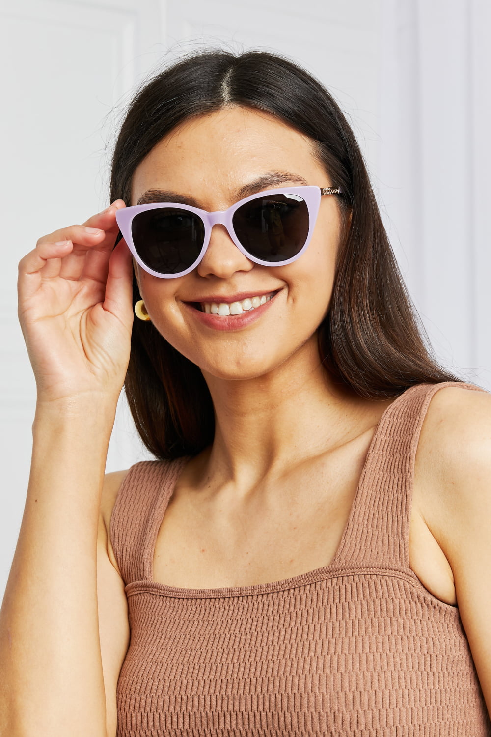 Serenity Cat-Eye Acetate Frame Sunglasses.