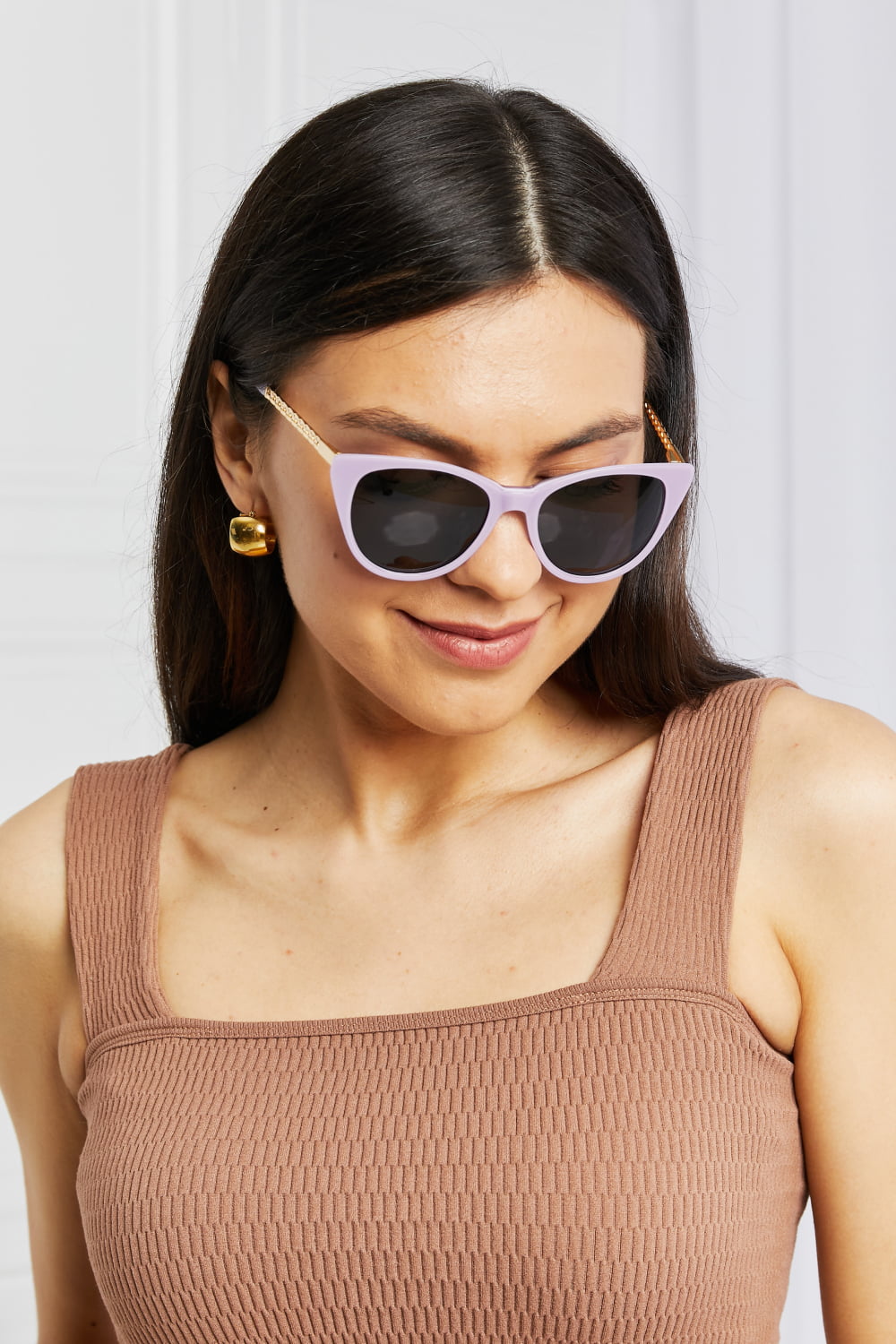 Serenity Cat-Eye Acetate Frame Sunglasses.
