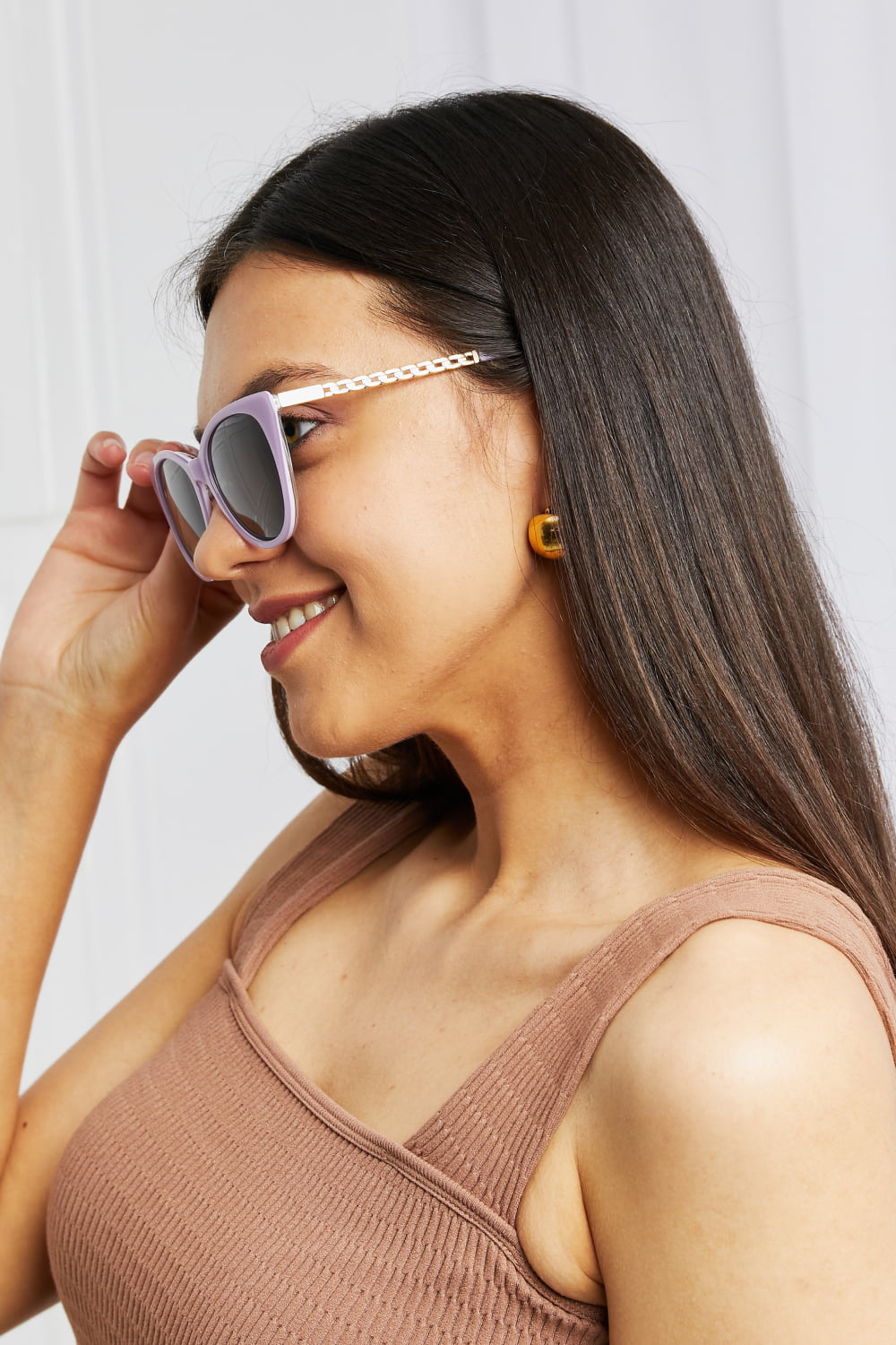 Serenity Cat-Eye Acetate Frame Sunglasses.