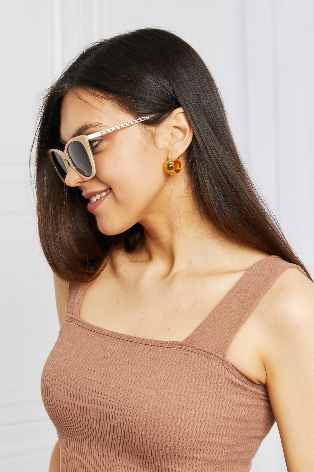 Serenity Cat-Eye Acetate Frame Sunglasses.