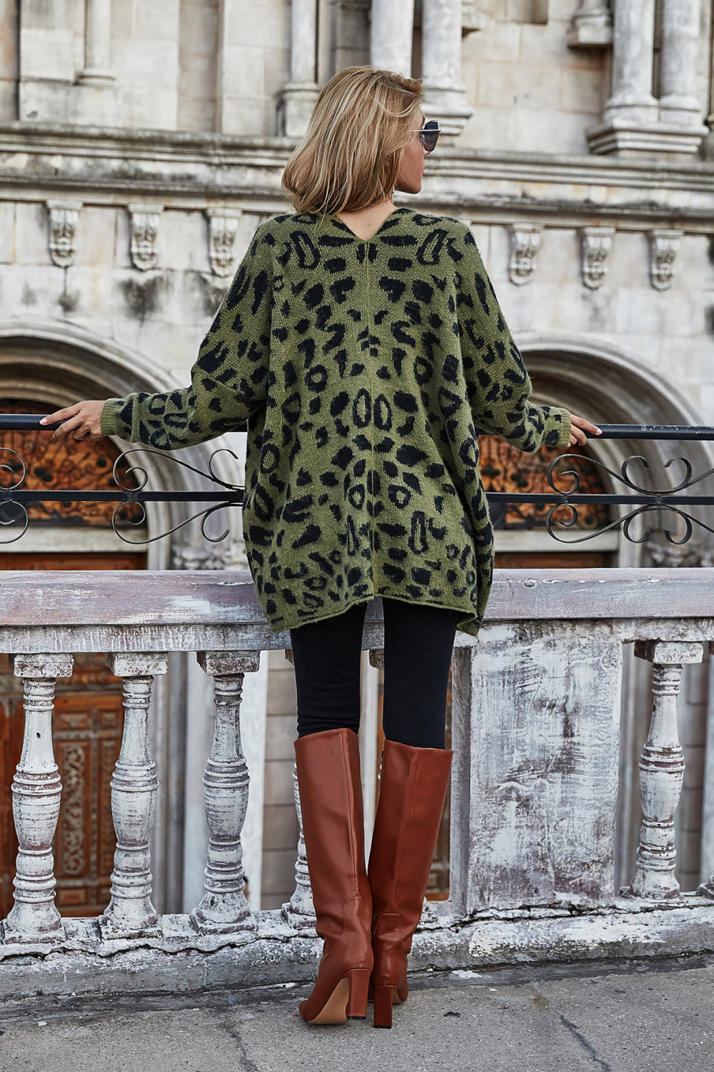 Leopard Longline Cardigan