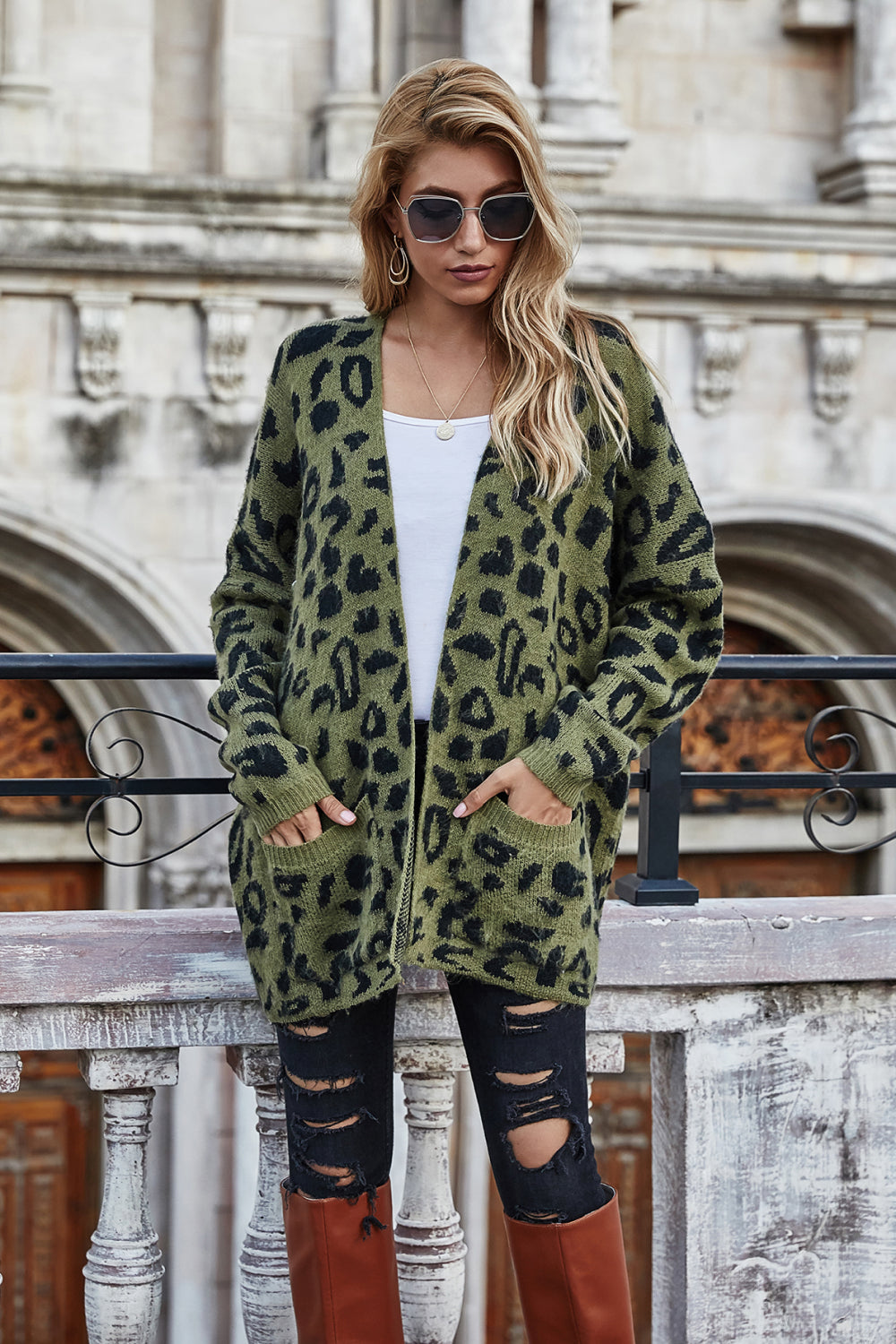 Leopard Longline Cardigan