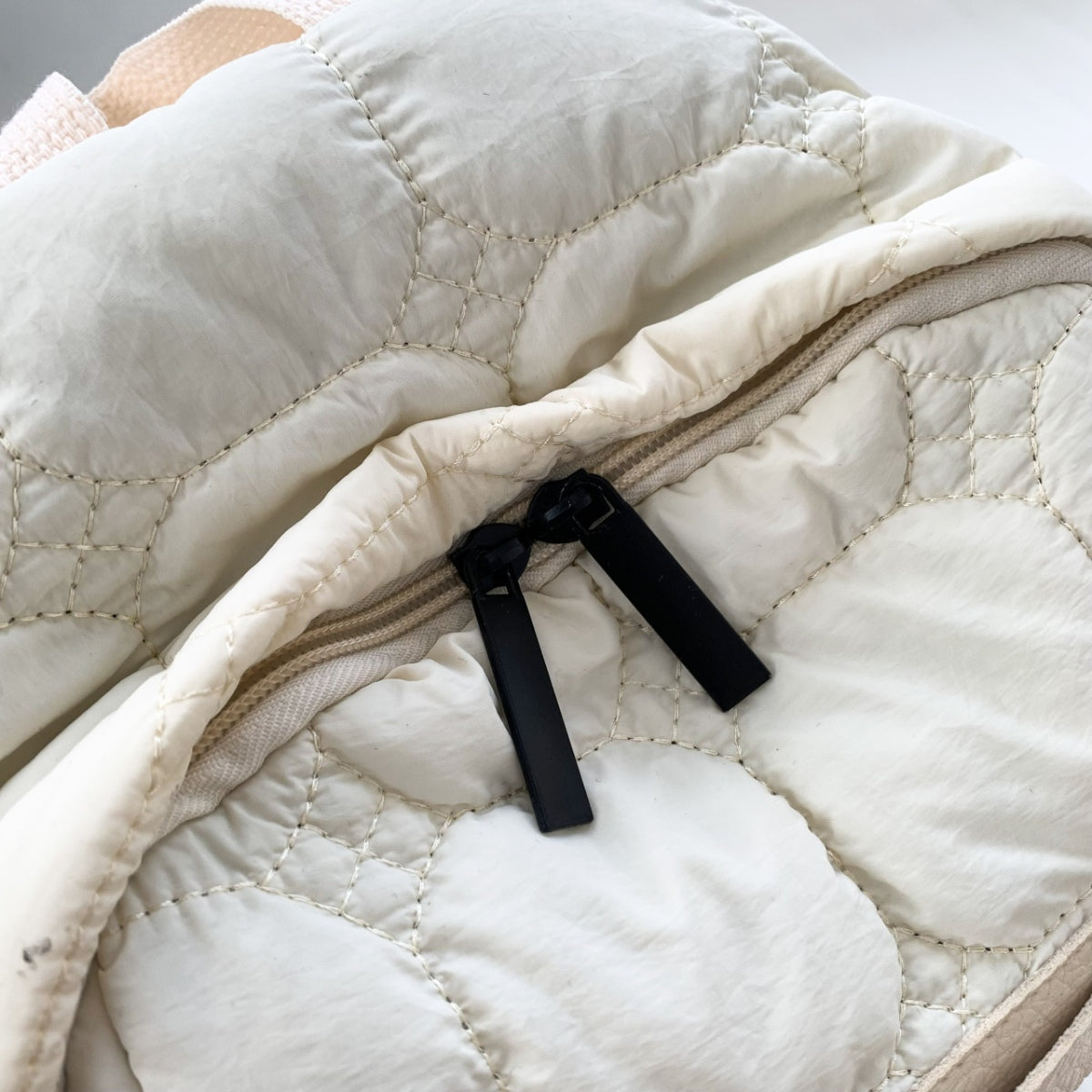Serenity Quilted Polyester Backpack Bag.