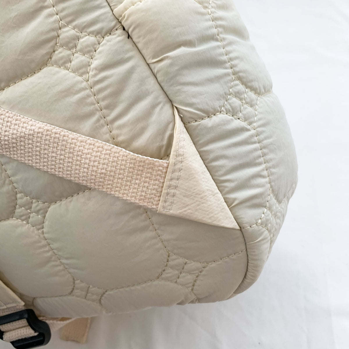 Serenity Quilted Polyester Backpack Bag.
