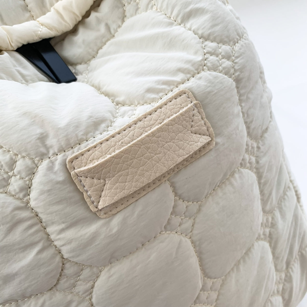 Serenity Quilted Polyester Backpack Bag.