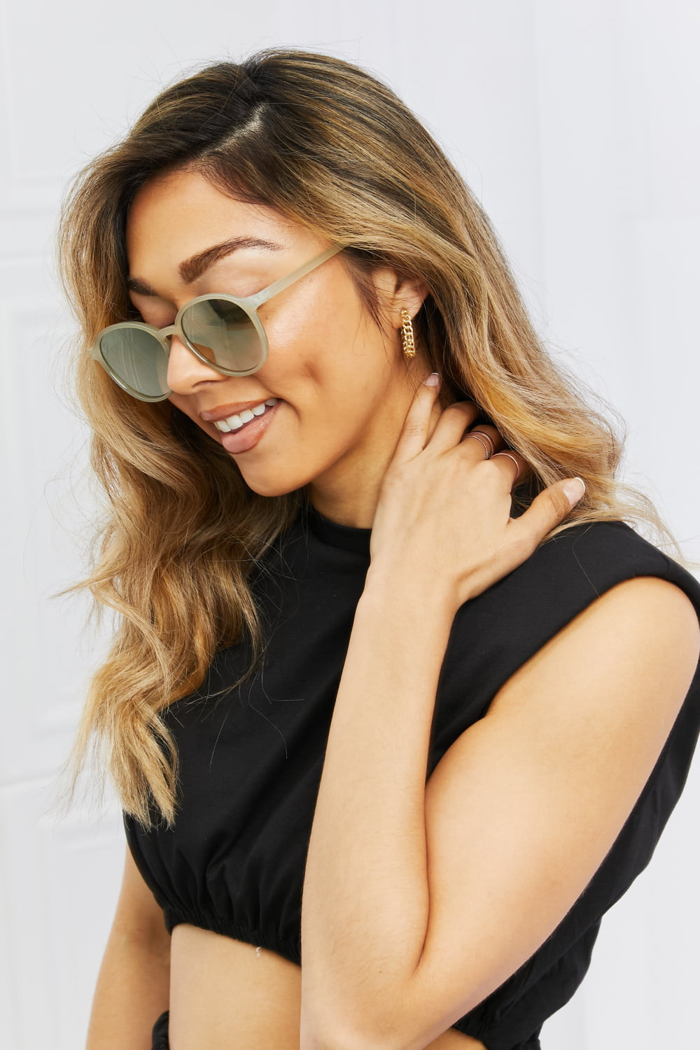 Serenity Full Rim Polycarbonate Frame Sunglasses.