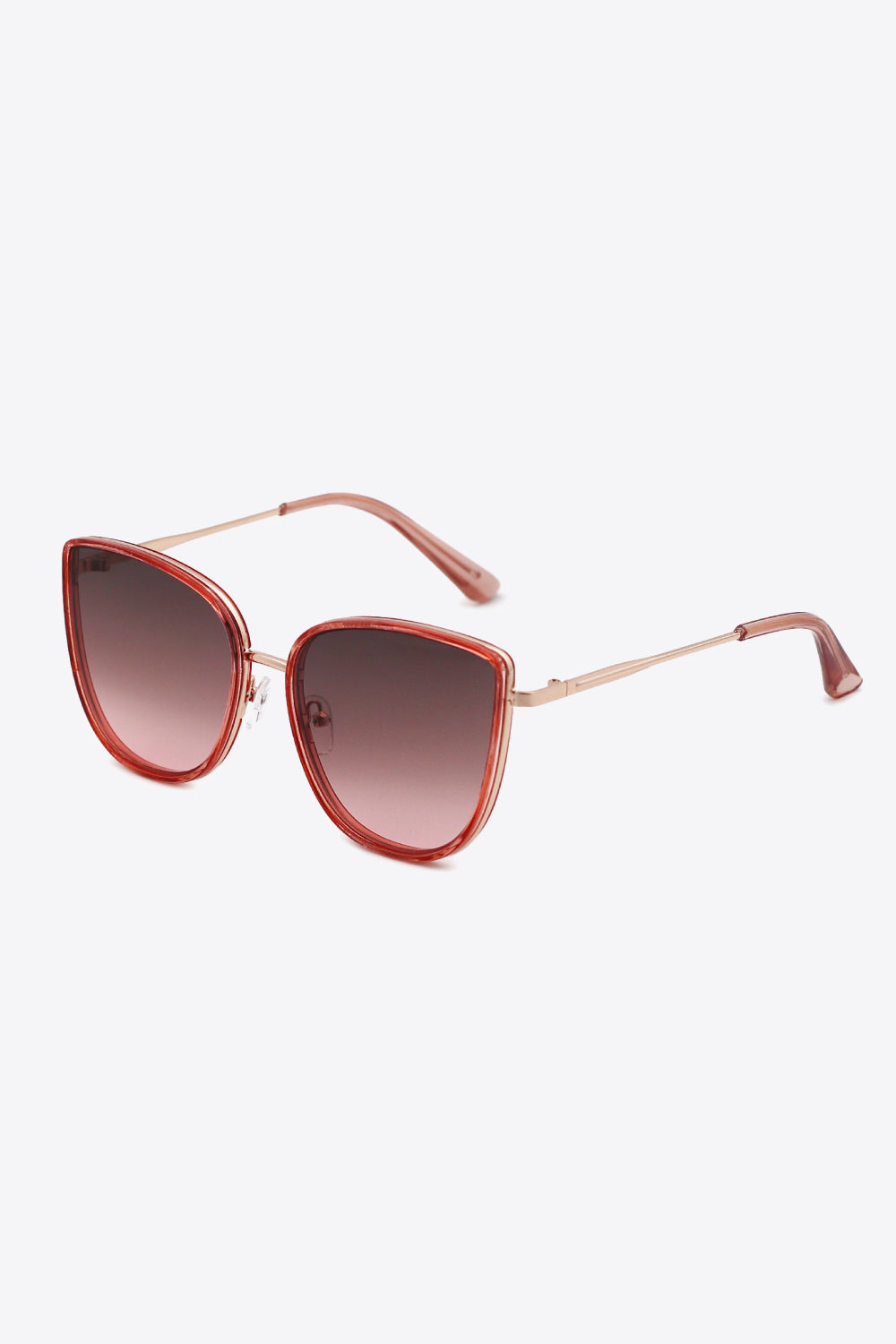 Serenity Full Rim Metal-Plastic Hybrid Frame Sunglasses.