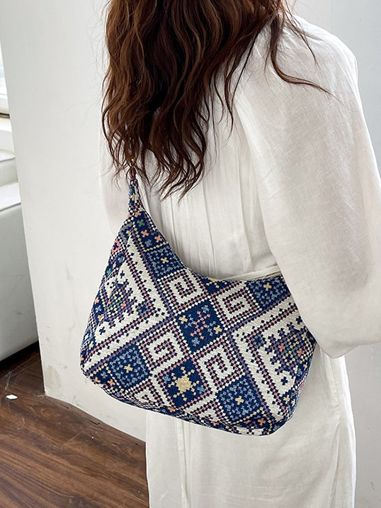 Serenity Geometric Adjustable Strap Crossbody Bag.