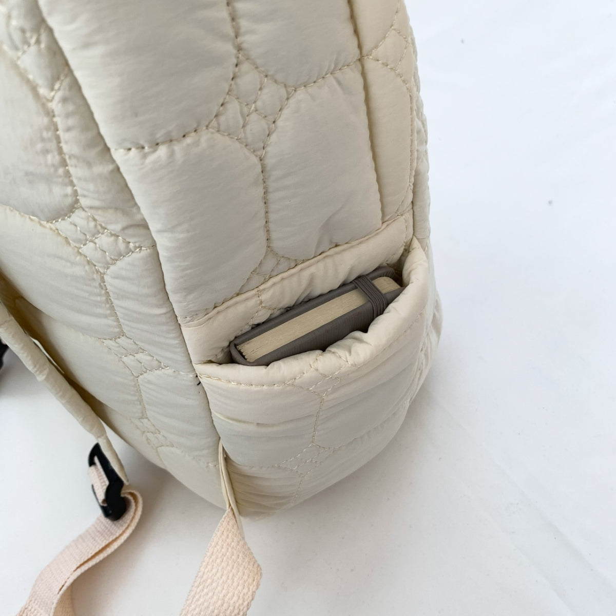 Serenity Quilted Polyester Backpack Bag.