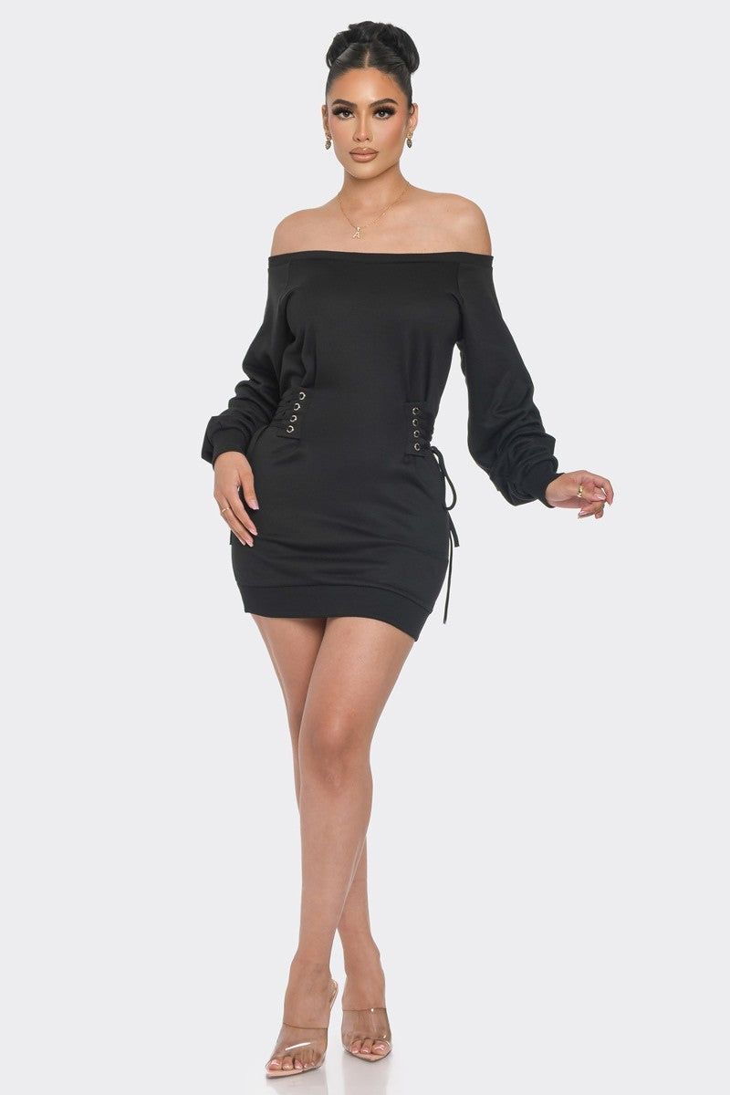 Off-Shoulder Mini Dress